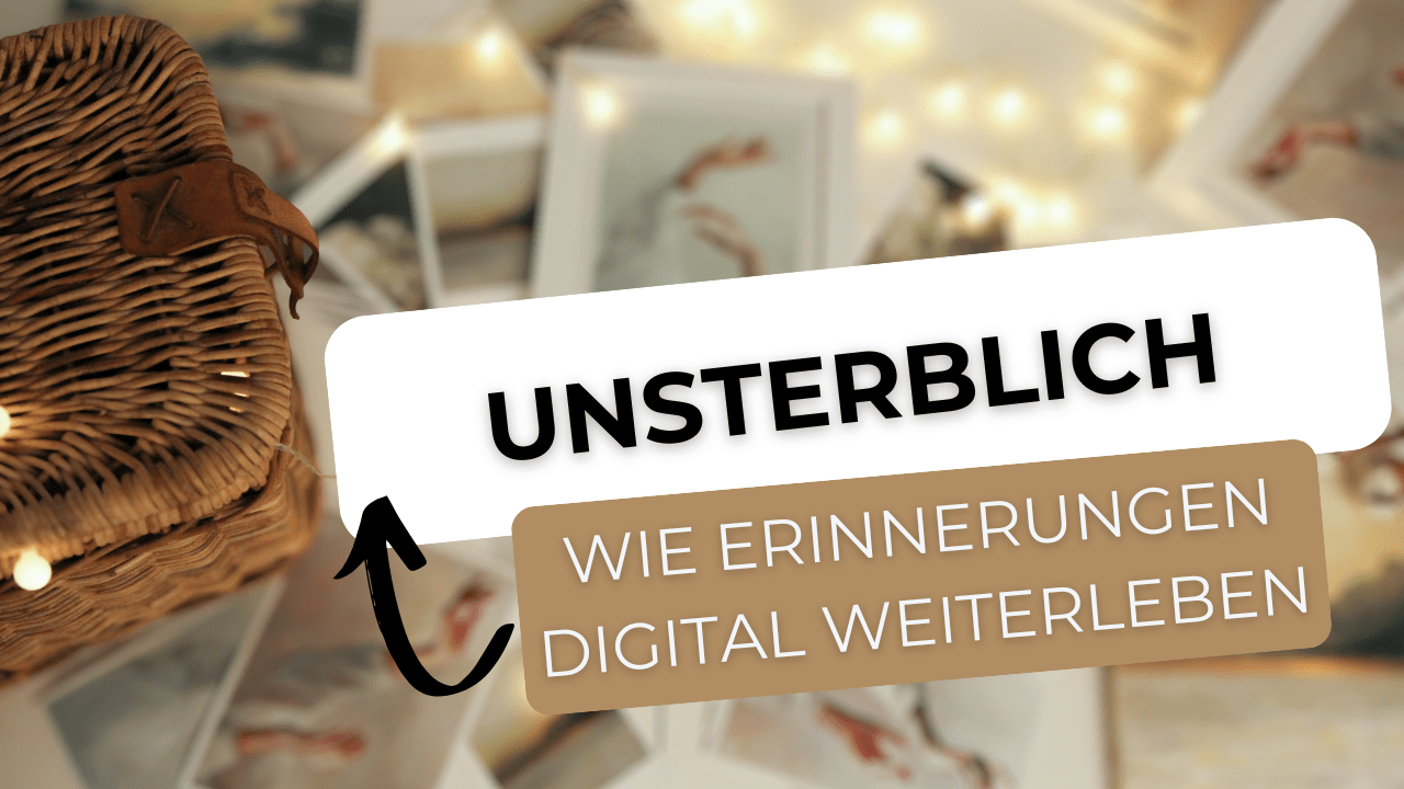 Podcast-Folge „Unsterblich – Wie Erinnerungen digital weiterleben“ mit Julia Gohlke, Svenja und Jan von Unsterblich.org. Thema: Trauer, Erinnerung und digitale Gedenkkultur.
